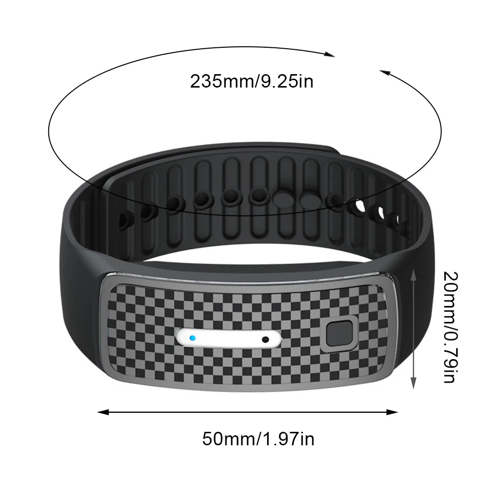 1-5PCS Ultrasonic Mosquito Repellent Bracelet Portable Mosquito Insect Repellent Band Anti-mosquito Bracelet Watch Adults Kids